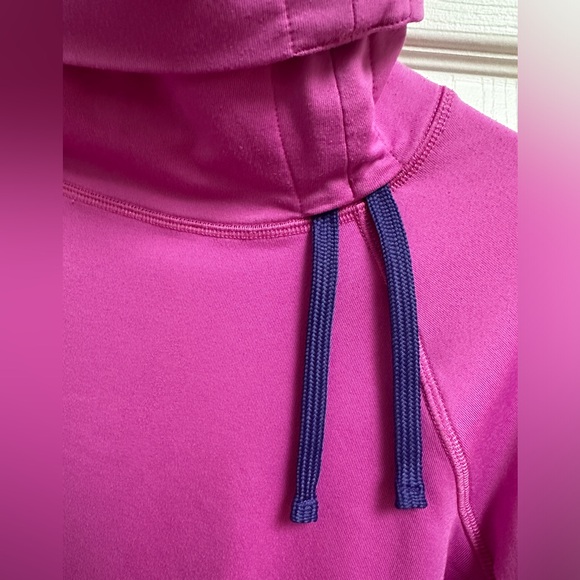Rbx Active Women's Cowl Neck light Sweatshirt Sz S Thumb Holes Purple Pink - Picture 1 of 7